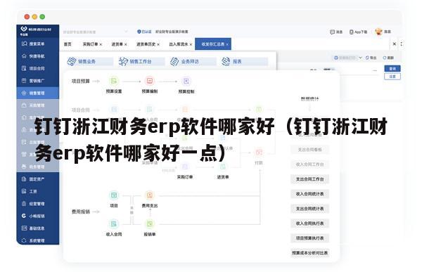 钉钉浙江财务erp软件哪家好（钉钉浙江财务erp软件哪家好一点）
