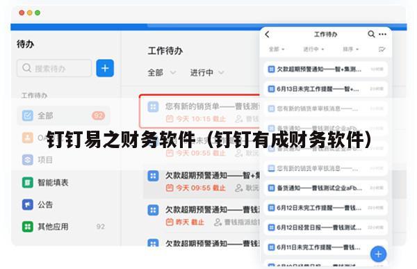 钉钉易之财务软件（钉钉有成财务软件）