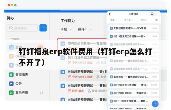 钉钉福泉erp软件费用（钉钉erp怎么打不开了）