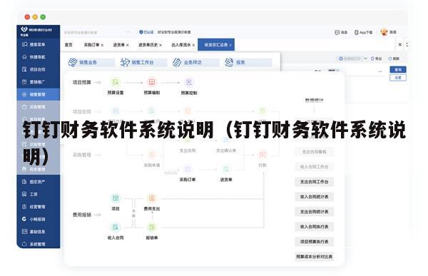 钉钉财务软件系统说明（钉钉财务软件系统说明）