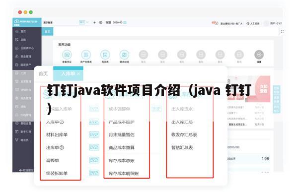 钉钉java软件项目介绍（java 钉钉）