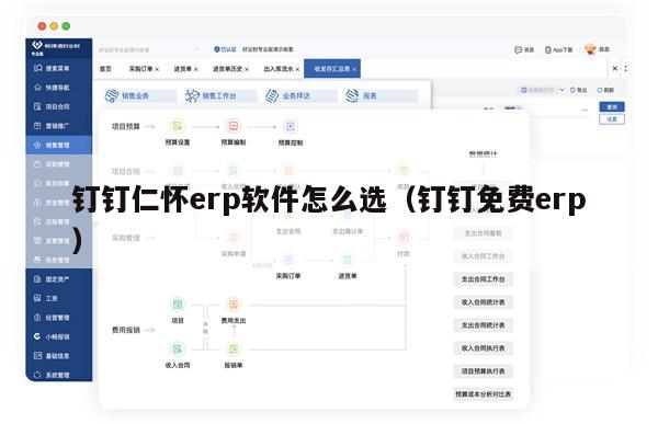 钉钉仁怀erp软件怎么选（钉钉免费erp）