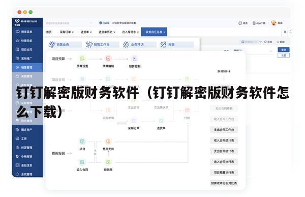 钉钉解密版财务软件（钉钉解密版财务软件怎么下载）