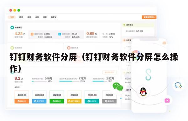 钉钉财务软件分屏（钉钉财务软件分屏怎么操作）