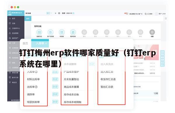 钉钉梅州erp软件哪家质量好（钉钉erp系统在哪里）