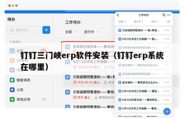 钉钉三门峡erp软件安装（钉钉erp系统在哪里）
