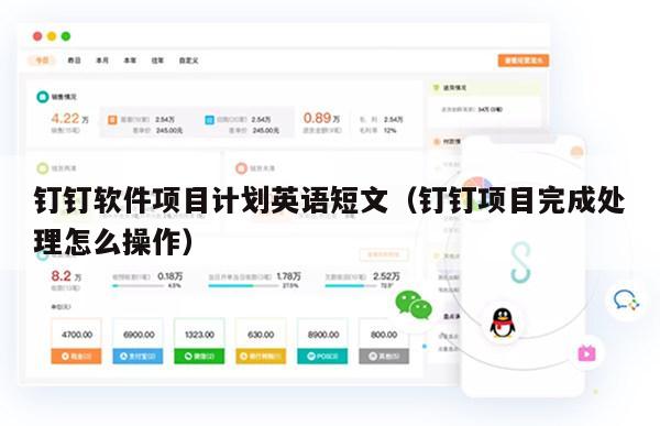 钉钉软件项目计划英语短文（钉钉项目完成处理怎么操作）