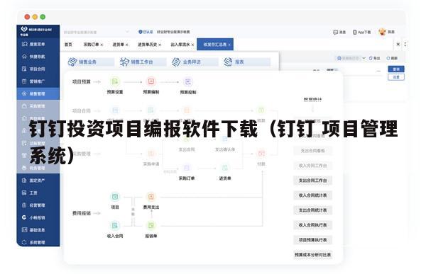 钉钉投资项目编报软件下载（钉钉 项目管理系统）