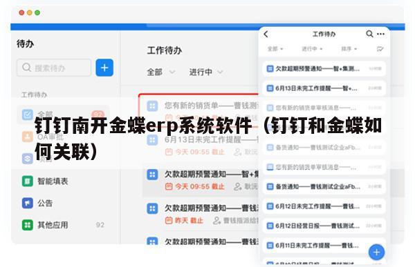 钉钉南开金蝶erp系统软件（钉钉和金蝶如何关联）